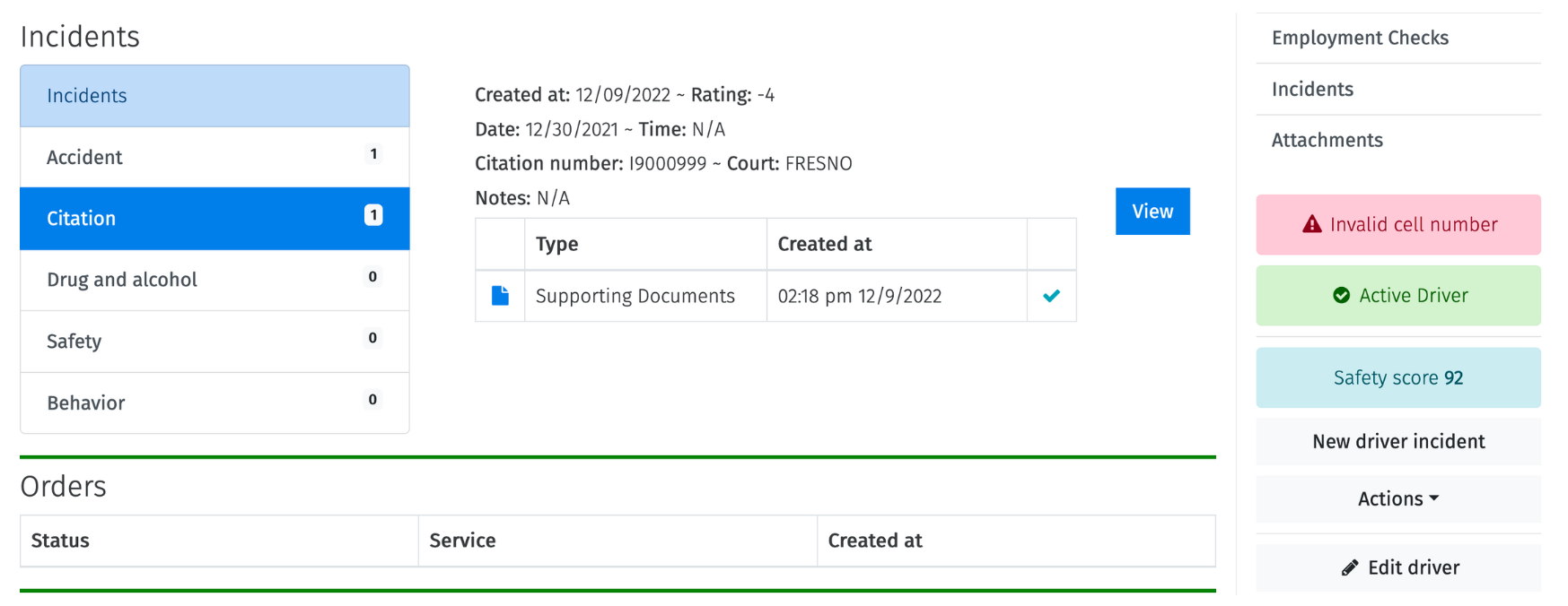 DQM Features for Safety